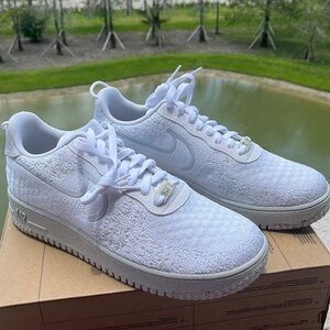 Brand New Nike Air Force 1 Low Crater Flyknit
White Platinum Tint